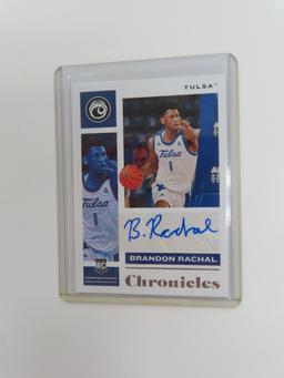 2021 Panini Chronicles # CR-BRA Draft Picks. Brandon Rachal Signed Rookie Card!
