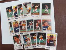 1986 Astros/Kool-Aid 26 card Set incl. Nolan Ryan, Mike Scott, Doran, Bass, Yogi Berra, Alan Ashby,