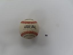 Jim Lefebvre Signed ONL Baseball inscri. #5 1965 NL ROY. Guaranteed to PASS Any JSA, PSA or Beckett