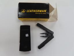 LEATHERMAN Blast Black Oxide Black, Nylon Sheath Model 830140 in Box, UNUSED.