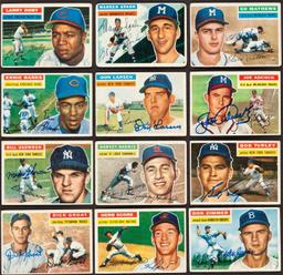 TWO HUNDRED FORTY (240) Signed 1956 Topps Baseball Cards,Partial Set (240/340). All Are Autographed!