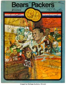1969 Green Bay Packers Team Signed Program.