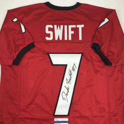 Signed D'Andre Swift Georgia Red College Football Jersey JSA COA