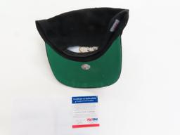 Bill Russell (NBA HOFer, Deceased 2022) Signed 8 Straight Cap with PSA/DNA COA # J38286. 100%