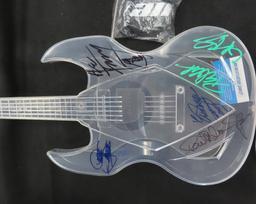 KISS Band signed Autographed AIR GUITAR with Authentication Direct COA, # 2337406