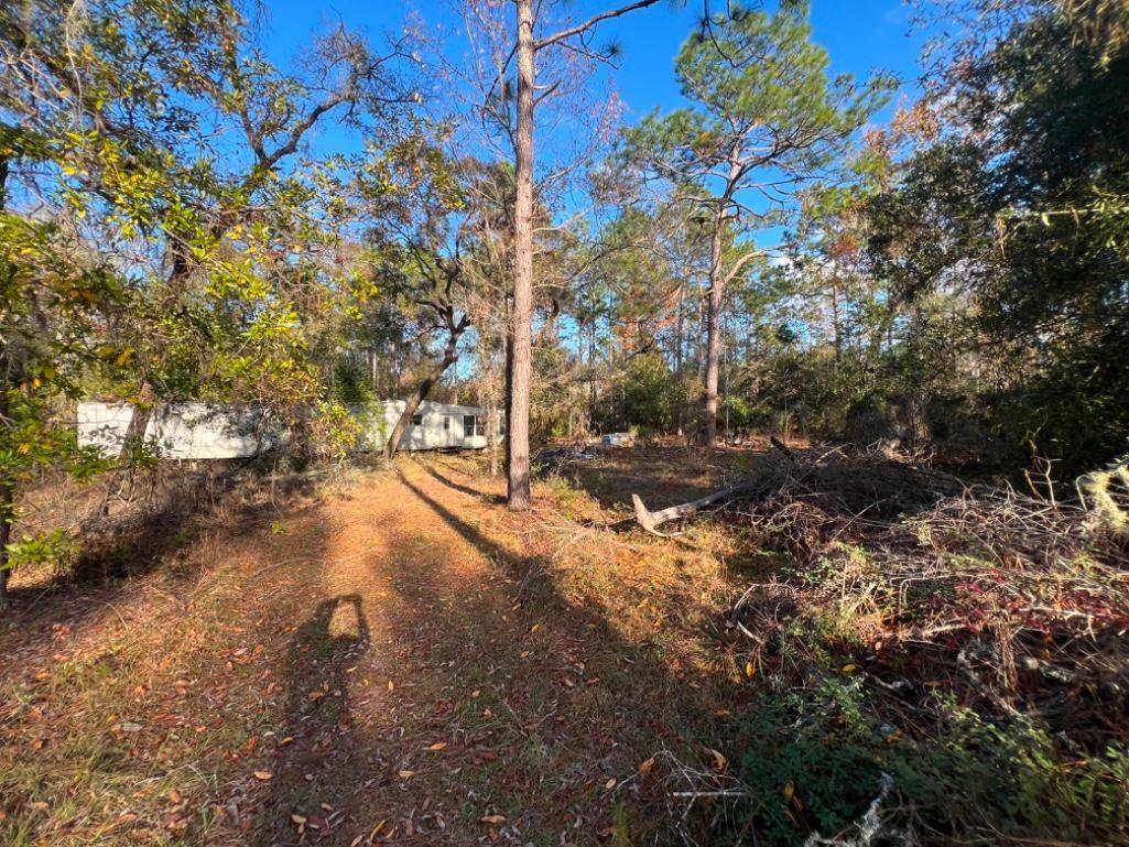 4.37 acre lot with Old Mobile Home - Archer, FL