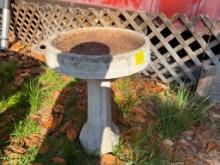 Concrete Birdbath