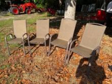 (4) Outdoor Chairs