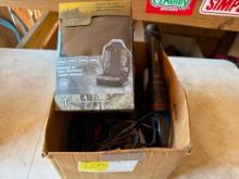 Misc Lot - Nebo Flashlight, Seat Cover, Sunglasses