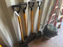 (4) Shingle Stripper Shovels