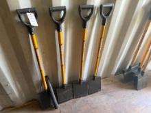 (4) Shingle Stripper Shovels