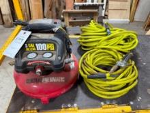 3 gallon Air Compressor and Hoses