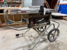 Skilsaw SPT99 10 IN. Heavy Duty Worm Drive Table Saw with Stand