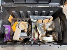Lots of Drywall Tools and Supplies in Pro Tuff Box