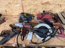 Power Tools Lot - Saw, Sander, Drill, Jigsaw, Angle Grinder