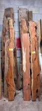 Local Eastern Red Cedar Live Edge Wood Slabs - Approx 150ft