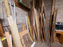 Huge Misc Lot of Wood, Hardi, Plywood, 2x4's, etc