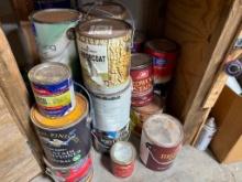 Huge Lot of Paint, Stain, Supplies, etc. - See pics
