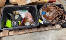 100ft Water Level, Misc in (2) Storage Totes