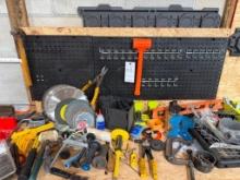 Misc Lot - Tools, Saw Blades, Hand Planer, etc.