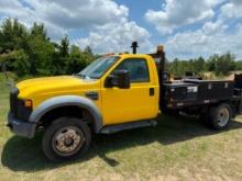2008 Ford F550 Flatbed Diesel Truck - 206k miles