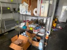Huge Lot of Cleaning Supplies - (Shelf NOT INCLUDED)