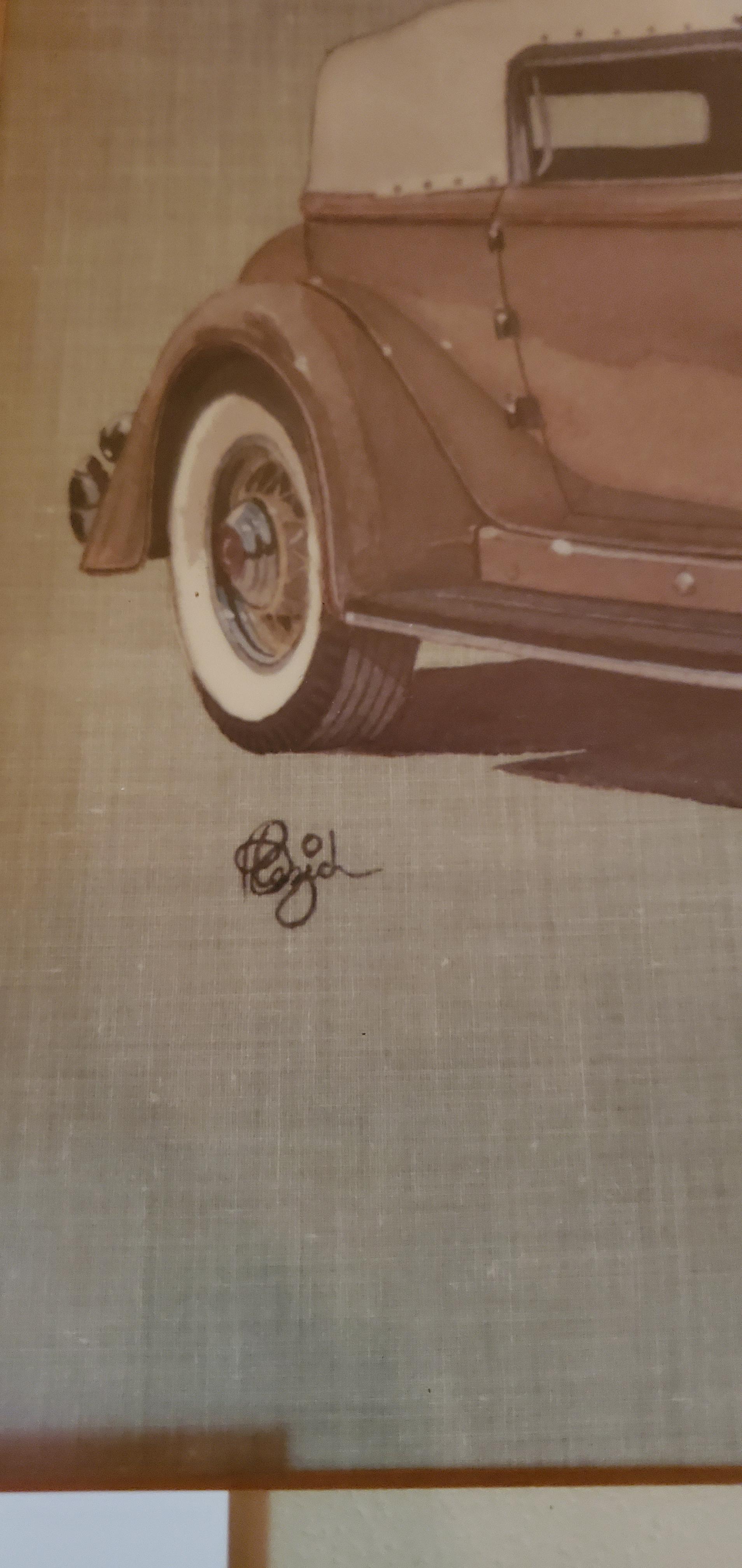 1934 Packard Framed Print