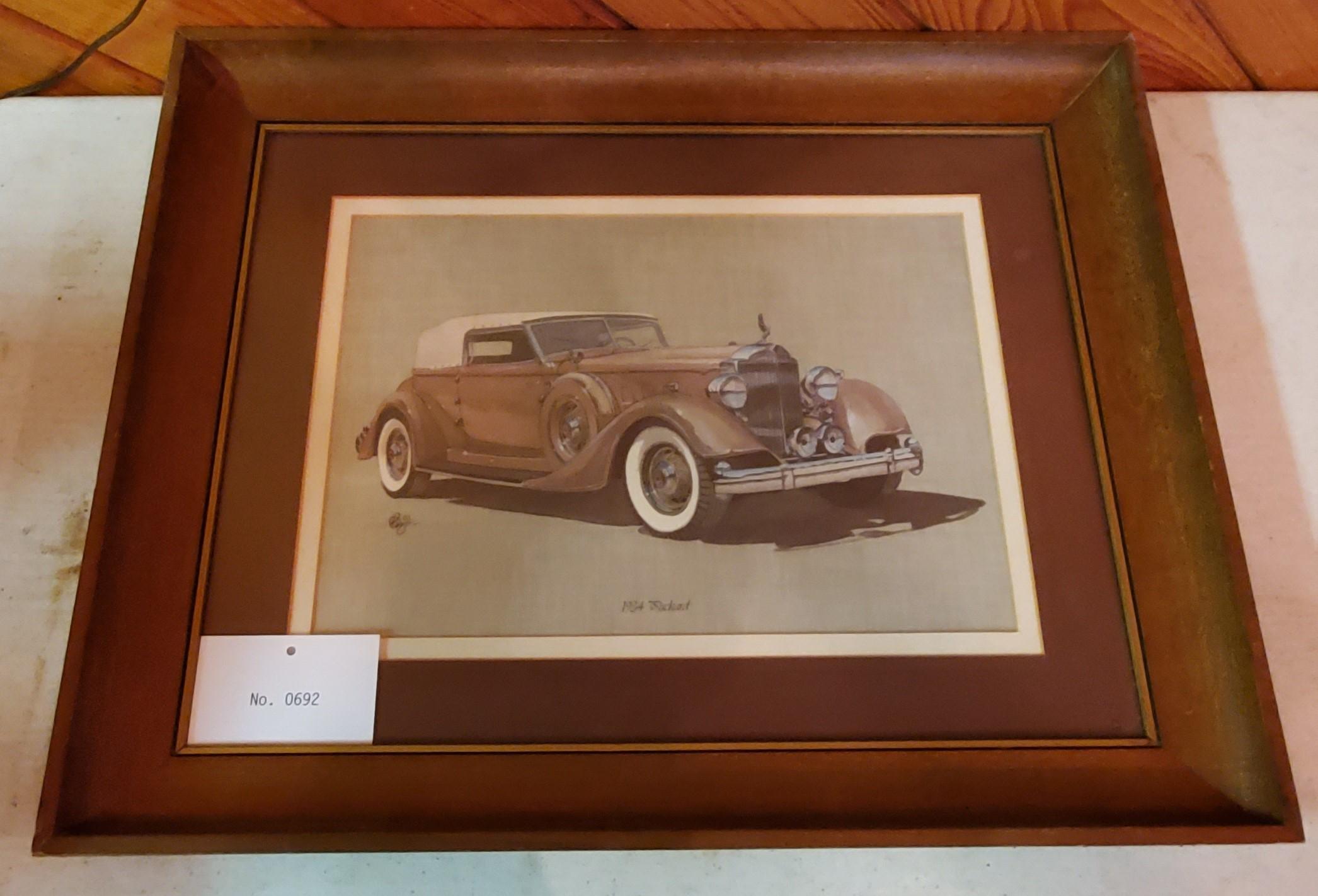 1934 Packard Framed Print