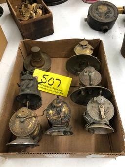 507 Box of (6) Small Antique Lanterns