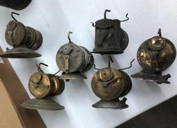 507 Box of (6) Small Antique Lanterns