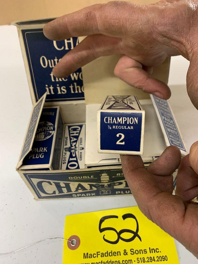 52 Box of (12) Champion No. 2 Spark Plugs