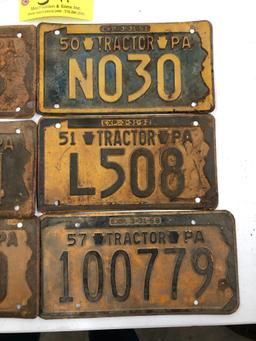 541 (6) PA Tractor License Plates
