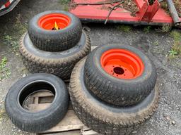 3529 Kubota B-Series Set of Wheels & Tires