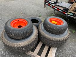 3529 Kubota B-Series Set of Wheels & Tires