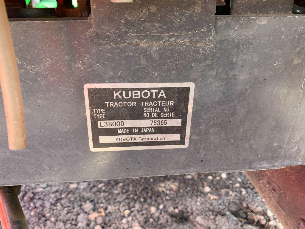6642 Kubota L3800 Tractor