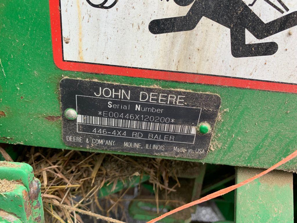 6659 John Deere 446 Round Baler