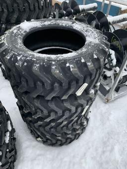 1037 Set of (4) New 10-16.5 Skid Steer Tires
