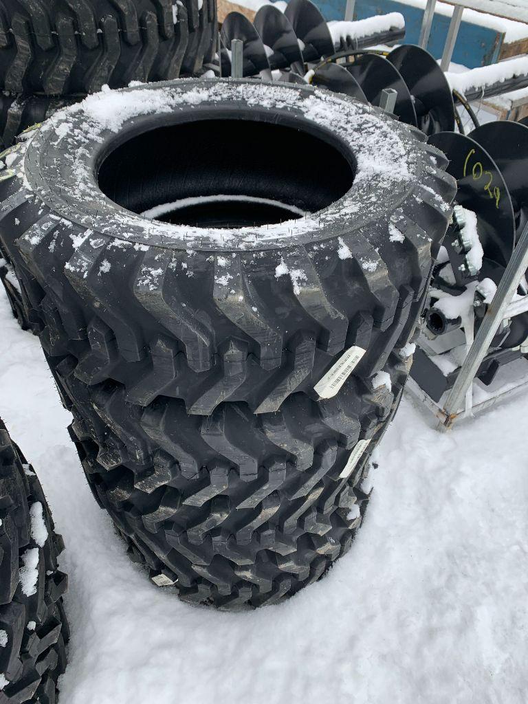1037 Set of (4) New 10-16.5 Skid Steer Tires