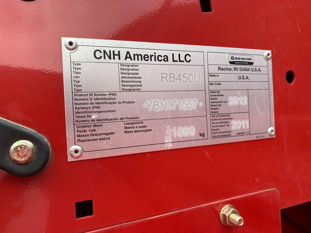7620 New Holland Roll Belt 450 Round Baler