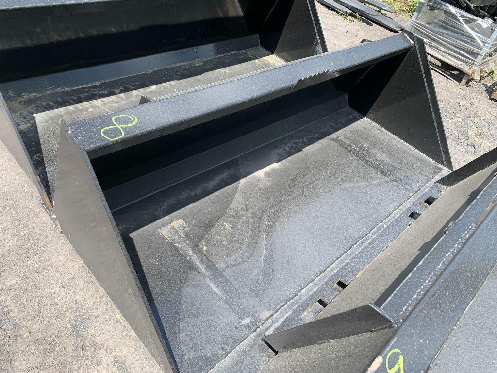 8 New 66in Kivel Skid Steer Bucket