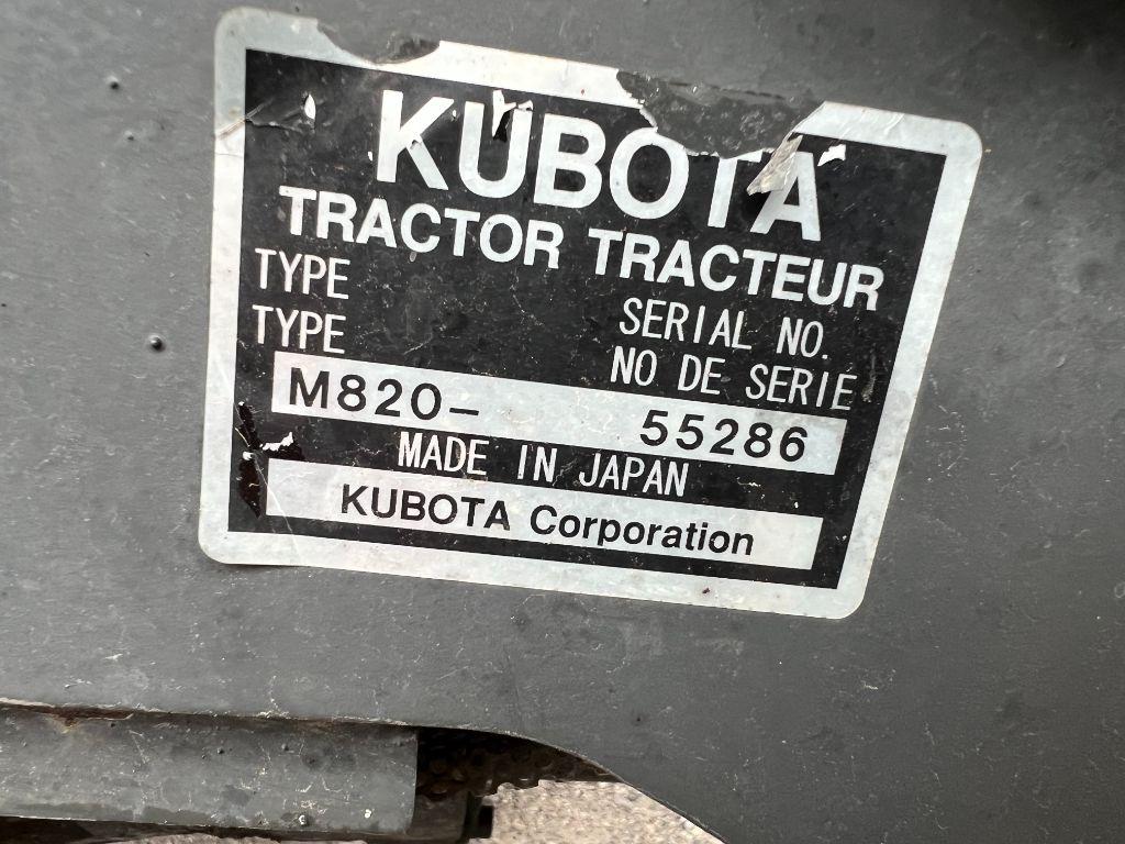5019 Kubota M8200 Tractor