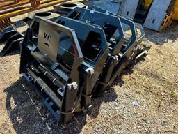 1037 45in Skid Steer Fork Frame w/ 42in Forks