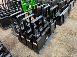 2049 Set of New 48in Kivel 4200lb Pallet Forks