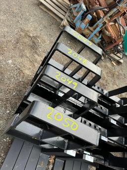 2049 Set of New 48in Kivel 4200lb Pallet Forks