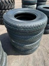 1010 Set of (4) New ST235/80R16 Radial Trailer Tires