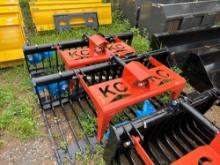 1147 76" Skid Steer Skeleton Grapple Single Cylinder