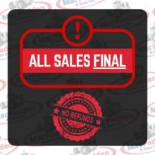 NO NEGOTIATIONS / INSPECTIONS AFTER SALE CLOSE