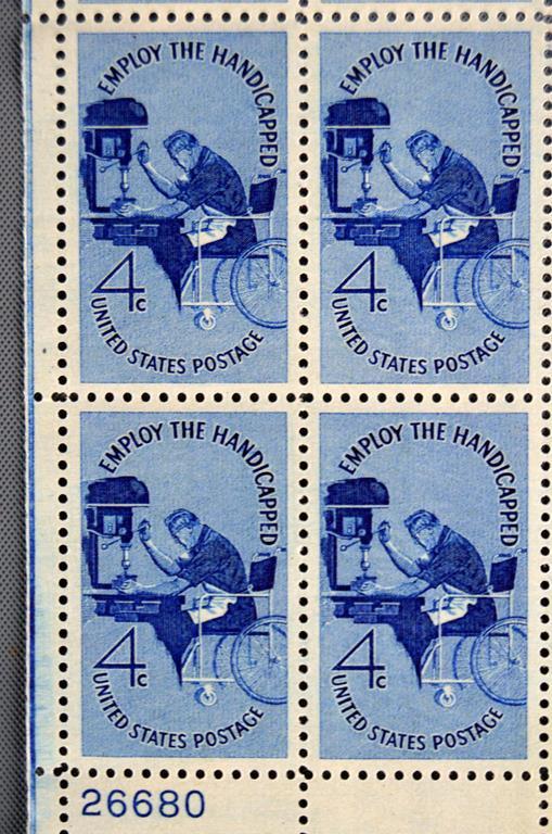 Lot of US 4 Cent Postage Stamp Sheets