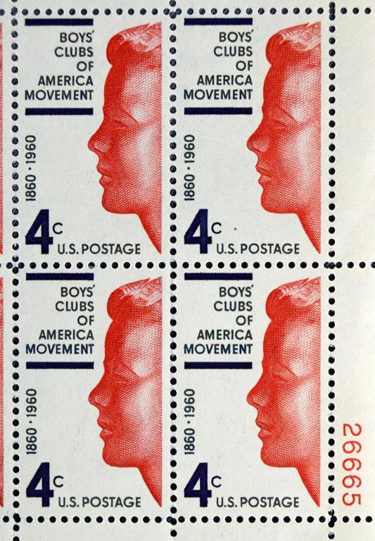 Lot of US 4 Cent Postage Stamp Sheets