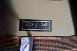 Geometric Neutral Club Chair by Wesley Hall Inc. w/ Accent Pillow, 2 of 2